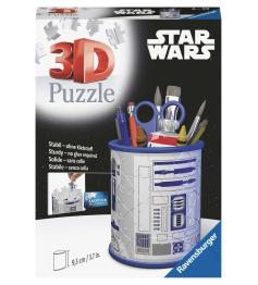 Puzzle crayon 3D Ravensburger Star Wars R2D2 57 pièces