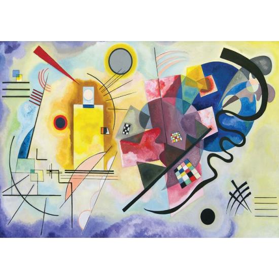 Puzzle 2000 pièces Magnolia jaune, rouge et bleu Puzzle 2000 pièces Magnolia jaune, rouge et bleu