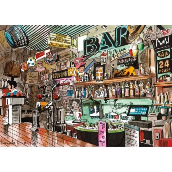 Puzzle Magnolia Bar 1000 pièces