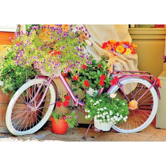 Puzzle Vélo Magnolia avec fleurs 1000 pièces Puzzle Vélo Magnolia avec fleurs 1000 pièces