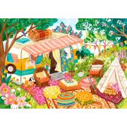 Puzzle Magnolia Boho Camper Vans de 1000 pièces