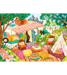 Puzzle Magnolia Boho Camper Vans de 1000 pièces