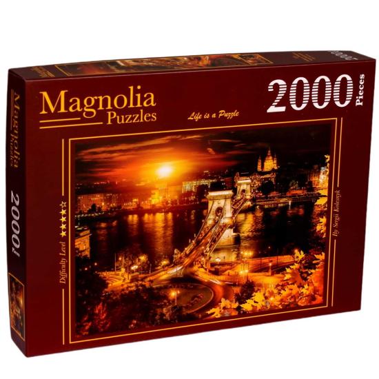 Magnolia Budapest, Hongrie Puzzle 2000 pièces