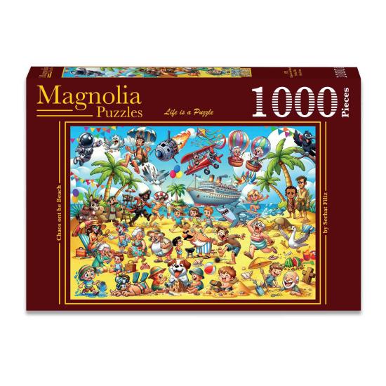 Puzzle Magnolia Chaos Sur La Plage 1000 pièces