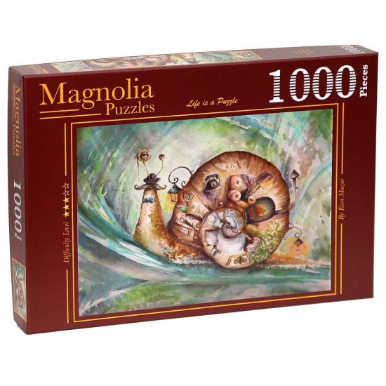 Puzzle 1000 pièces Magnolia l'escargot