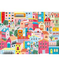 Puzzle Magnolia Maisons colorées 1000 pièces