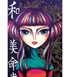 Puzzle Magnolia Fille rebelle 1000 pièces