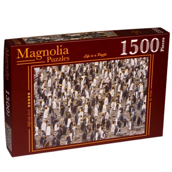 Magnolia King Penguin Colony Puzzle 1500 pièces