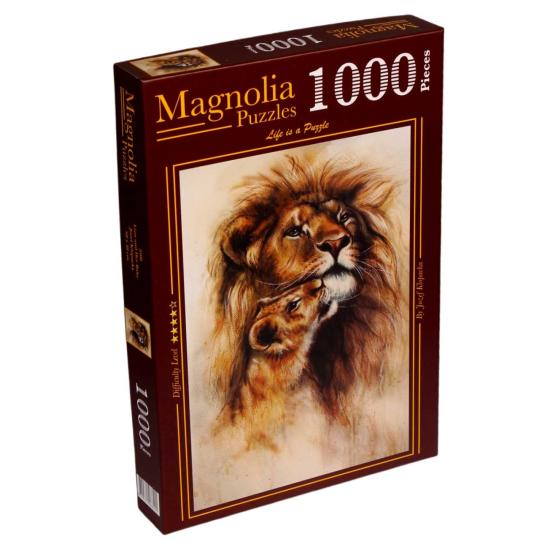 Puzzle Magnolia Le Lion et son Bébé 1000 pièces