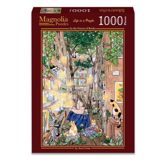 Puzzle Magnolia Dans La Forêt Des Livres 1000 pièces
