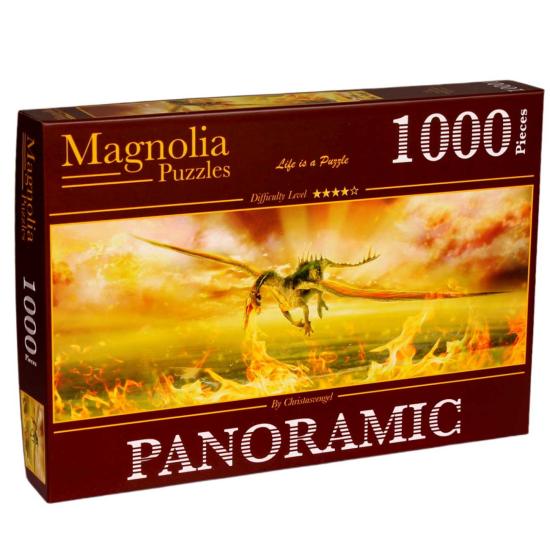 Puzzle panoramique 1000 pièces Magnolia Dragon Fire