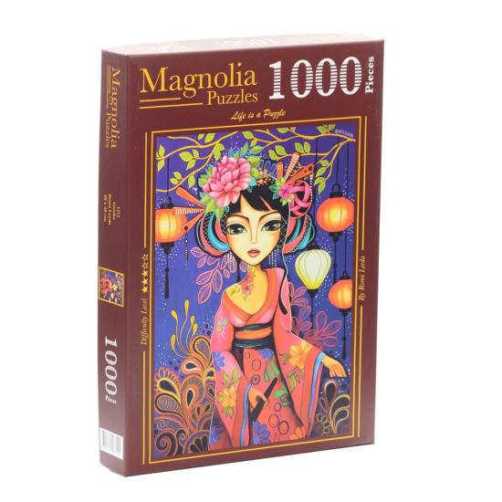 Puzzle Magnolia Geisha de 1000 pièces