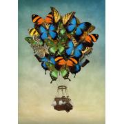 Magnolia Balloon Butterfly Puzzle 1000 pièces