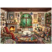 Puzzle Magnolia Chambre Charmante 1000 pièces