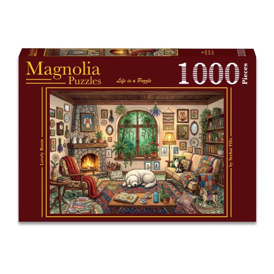Puzzle Magnolia Chambre Charmante 1000 pièces