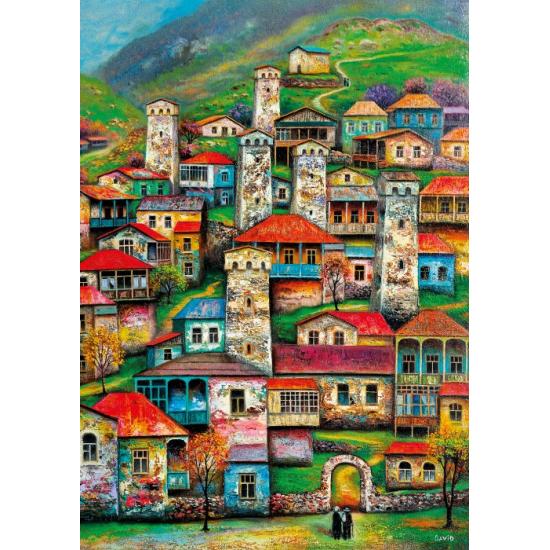 Puzzle Magnolia Beau village 1000 pièces Puzzle Magnolia Beau village 1000 pièces