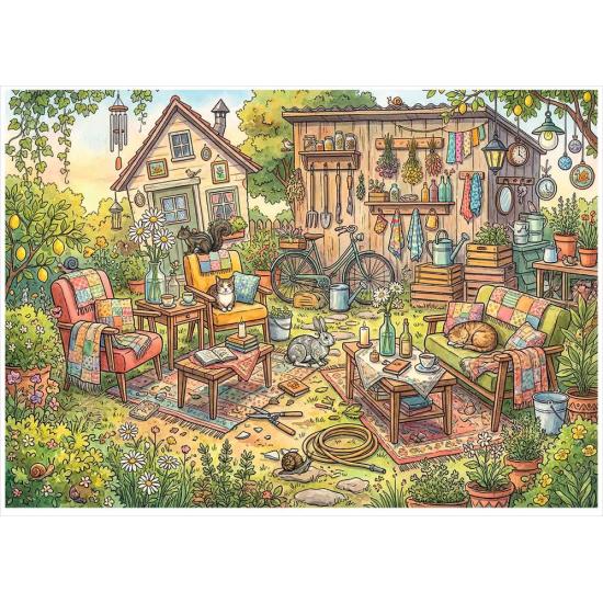 Puzzle Magnolia Jardin Sucré 1000 pièces