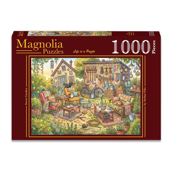 Puzzle Magnolia Jardin Sucré 1000 pièces