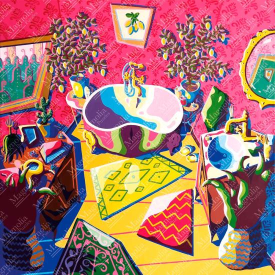 Puzzle Magnolia Lemon Moon de 1023 pièces