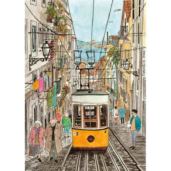 Puzzle Magnolia Lisbonne 1000 pièces