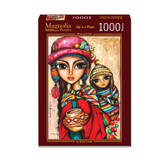 Puzzle Magnolia Maman Et Fille 1000 pièces