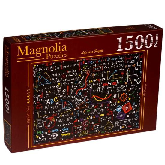 Puzzle mathématique coloré Magnolia 1500 pièces