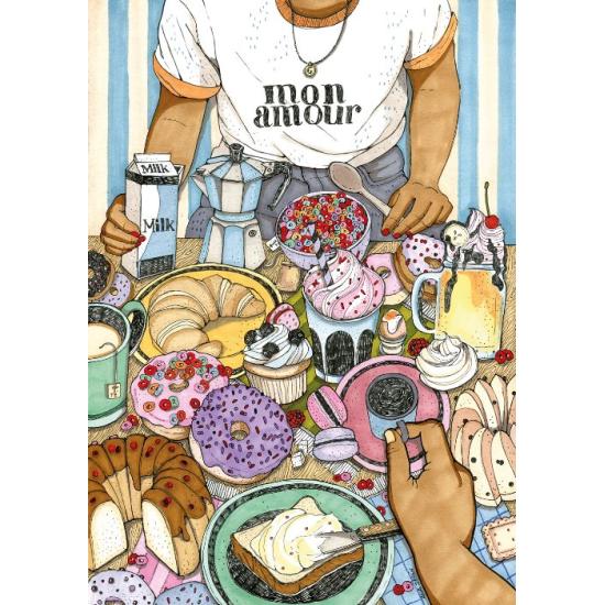 Puzzle Magnolia Mon Amour 1000 pièces