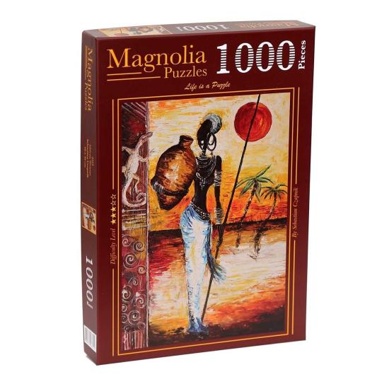Magnolia Femme d'Afrique Puzzle 1000 pièces