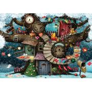 Puzzle Magnolia Noël dans la Forêt MINI 1500 Pièces