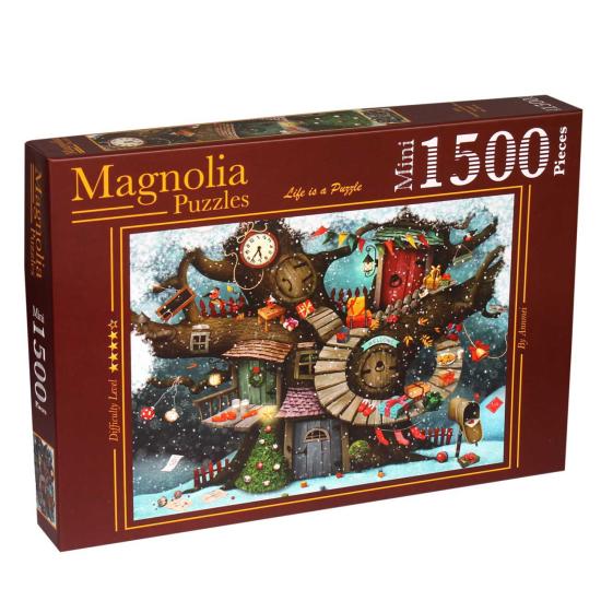 Puzzle Magnolia Noël dans la Forêt MINI 1500 Pièces Puzzle Magnolia Noël dans la Forêt MINI 1500 Pièces