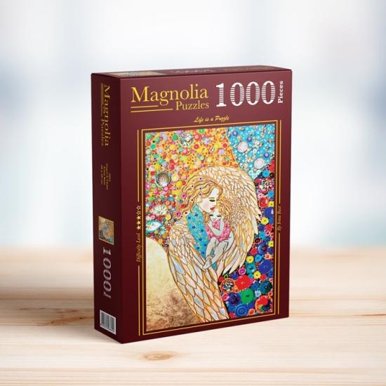 Puzzle Magnolia Ange Et Enfant 1000 pièces