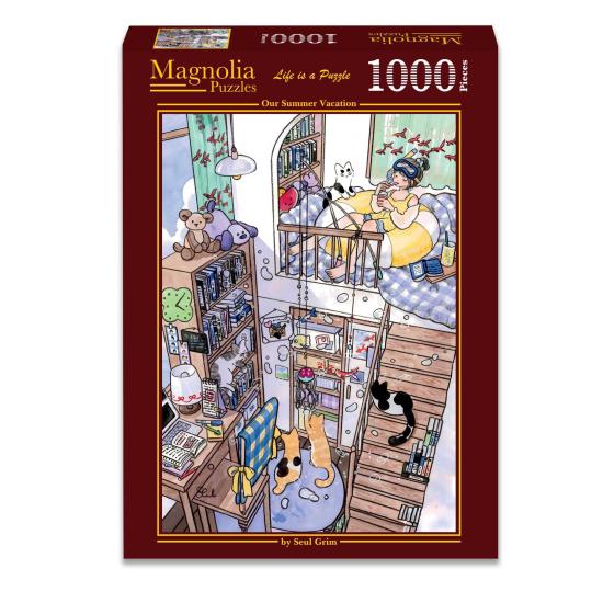 Puzzle Magnolia Nos Vacances D'Été 1000 pièces