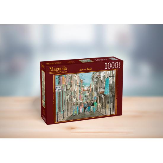 Puzzle Magnolia Promenade à Lisbonne 1000 pièces