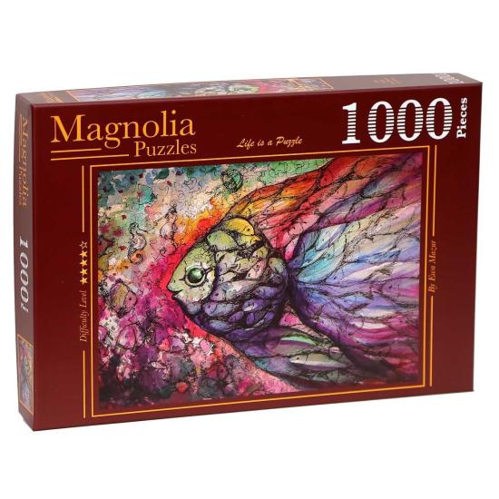 Puzzle 1000 pièces poisson magnolia