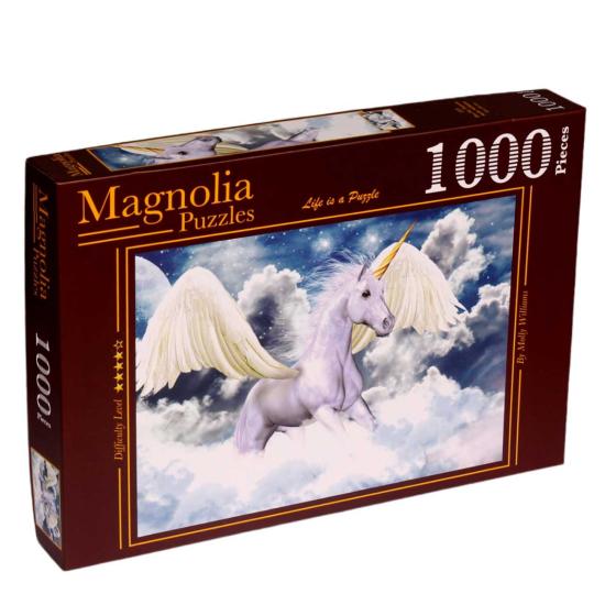 Puzzle 1000 pièces Magnolia Pegasus dans le ciel bleu