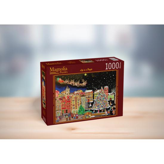 Puzzle Magnolia Temps de Noël 1000 pièces