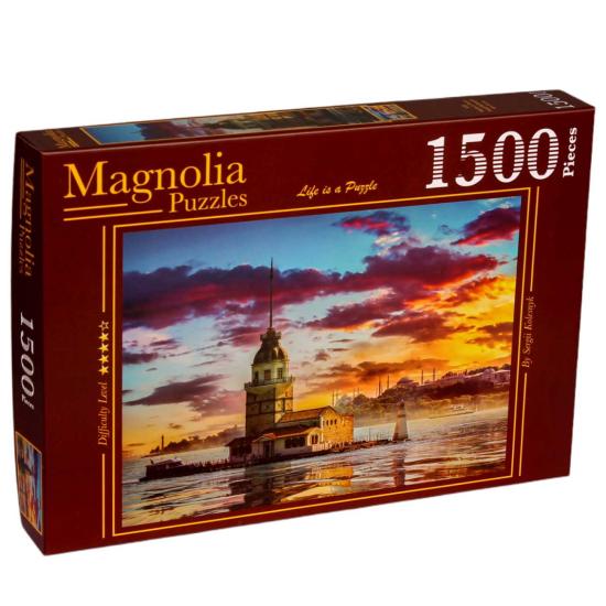 Magnolia Maiden's Tower Puzzle 1500 pièces