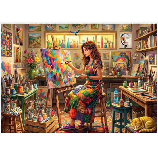 Puzzle Magnolia Le Paradis Des Artistes 1000 pièces