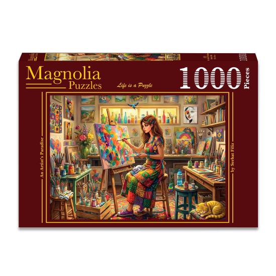 Puzzle Magnolia Le Paradis Des Artistes 1000 pièces