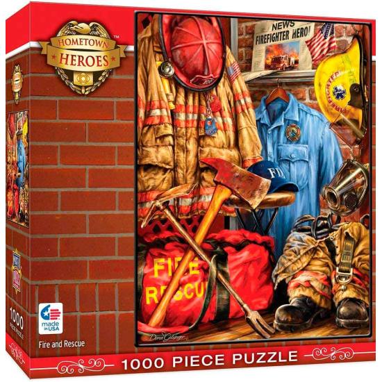 MasterPieces Fire and Rescue (Hometown Heroes) Puzzle 1000P