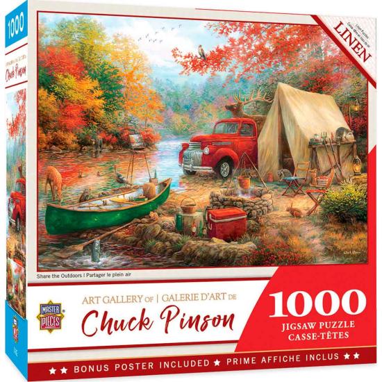 MasterPieces Camping en plein air Puzzle 1000 pièces