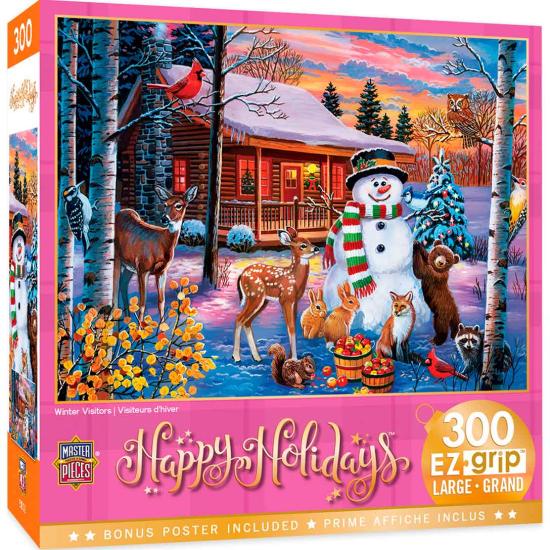 Puzzle MasterPieces Animaux à Noël XXL 300 pièces Puzzle MasterPieces Animaux à Noël XXL 300 pièces
