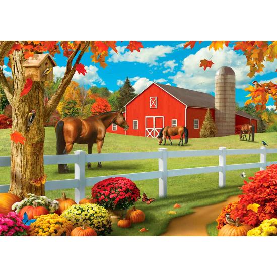 Puzzle MasterPieces Chevaux dans les pâturages 1000 pièces