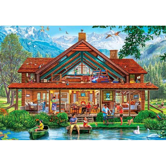 Puzzle MasterPieces Camping Cabane XXL 1000 pièces