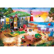 Puzzle MasterPieces Camping En Bord De Mer 1000 Piece
