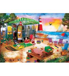 Puzzle MasterPieces Camping En Bord De Mer 1000 Piece