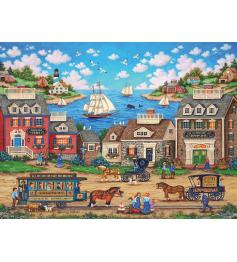 Puzzle MasterPieces Calèche au bord de la mer 550 pièces