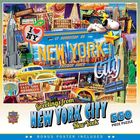 MasterPieces New York Collage Puzzle 550 pièces