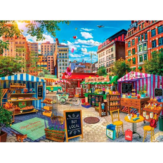Puzzle MasterPieces Dessert Market 750 pièces