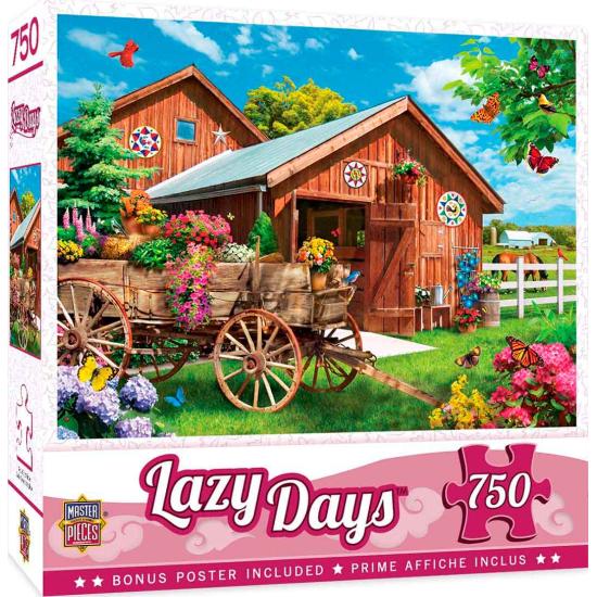 Puzzle MasterPieces Courir vers la ferme florale 750 pièces